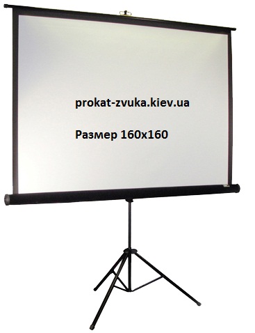 Экран на треноге 160 х 160